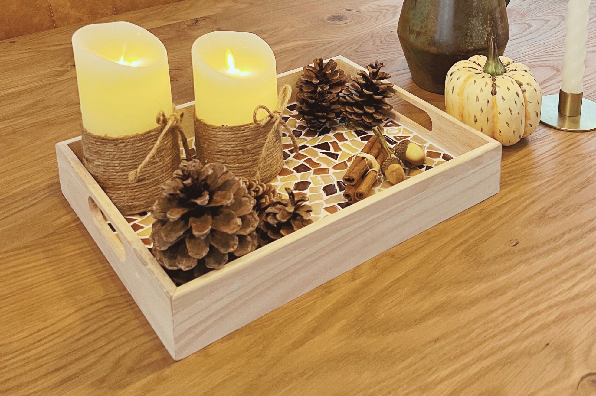 A Mosaic Tray: The perfect addition to your interior