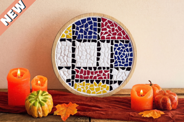 Kit de bricolage mosaïque peinture Piet Mondrian