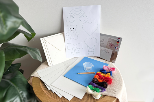DIY-Set Stickkarten - Geburt