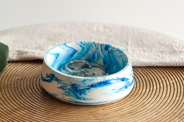 DIY Pakket Giethars Kom Blauw Ø 13 cm