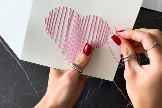 Kit DIY Cartes à broder - Mariage