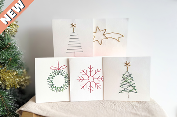 Kit de broderie créative - Cartes de Noël