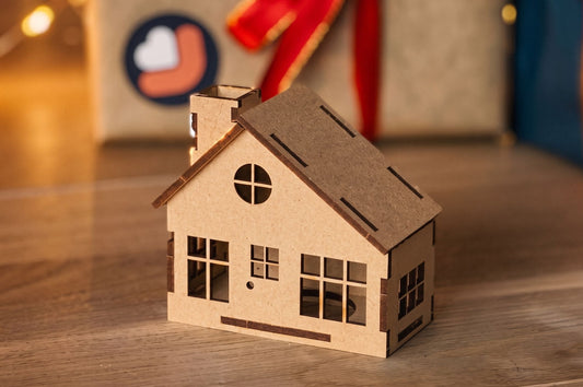 DIY Wooden Christmas House Craft Kit 1.2