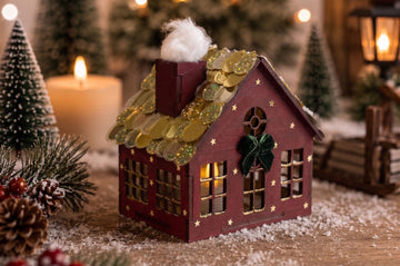 Kit de bricolage maison de Noël en bois - Modèle 3