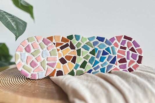 DIY Mosaic Craft Kit – Make Your Own Coasters (No Holder)