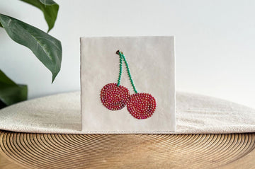 DIY Bedazzling Kit – Cherry – Ceramic Tile