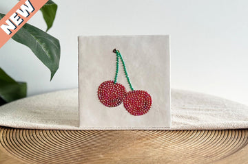 DIY Bedazzling Kit Kersen - Keramische Tegel