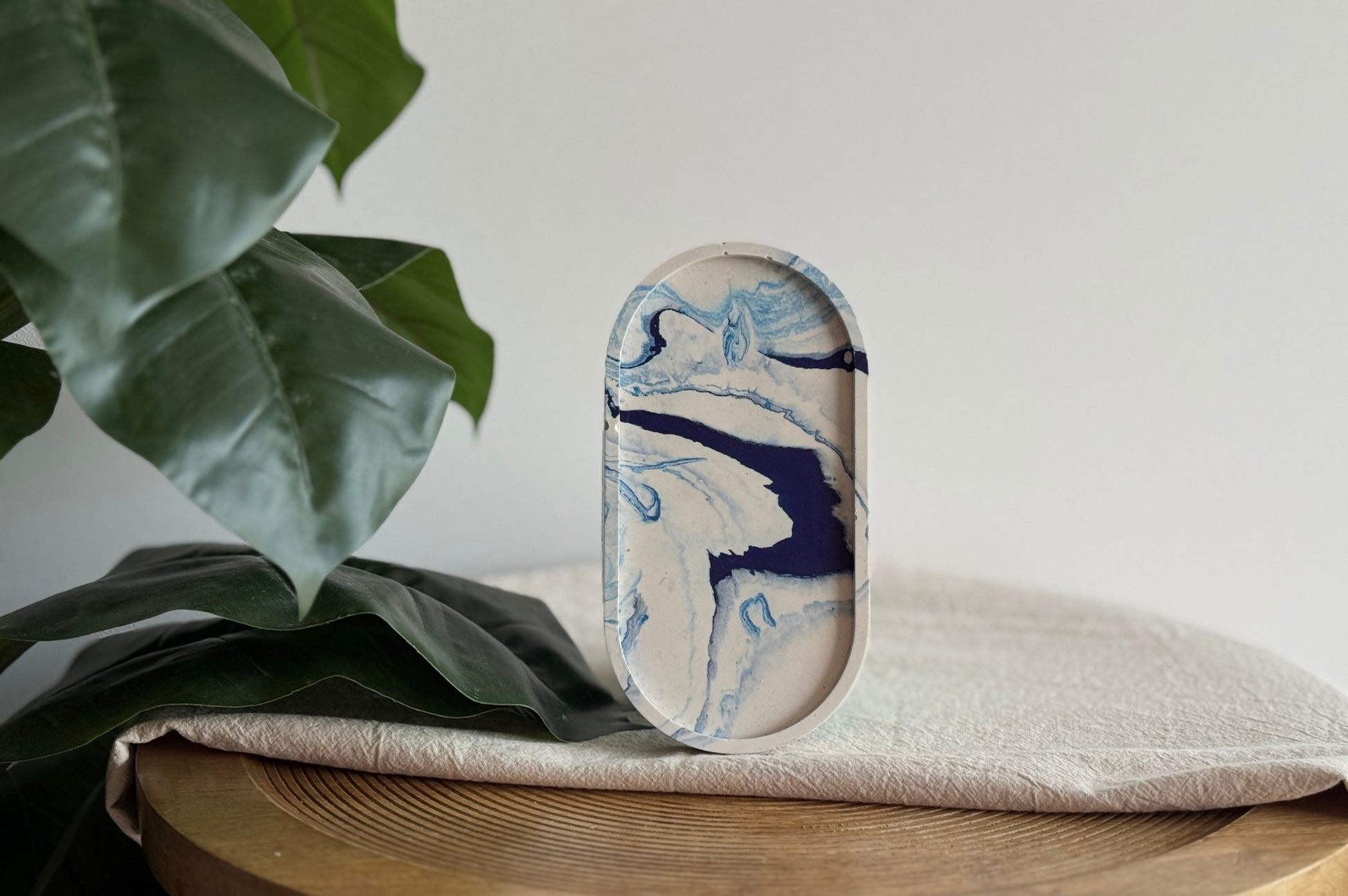 Giethars schaaltje blauw