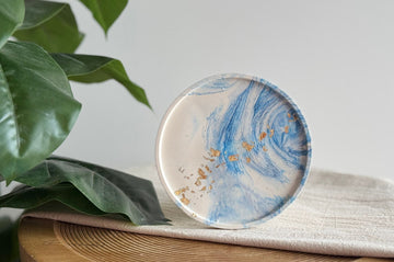 Giethars dienblad blauw