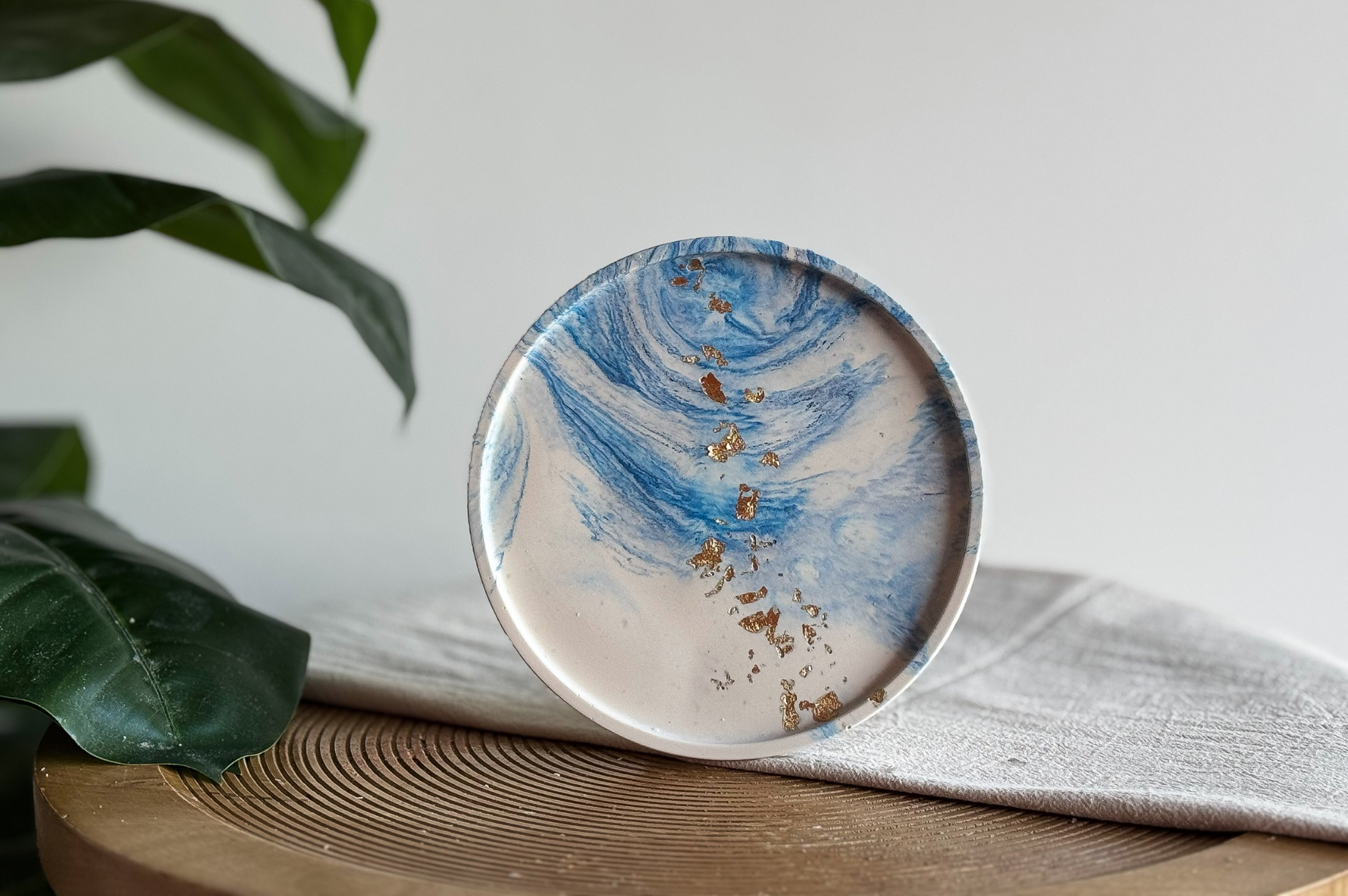 diy pakket giethars dienblad blauw