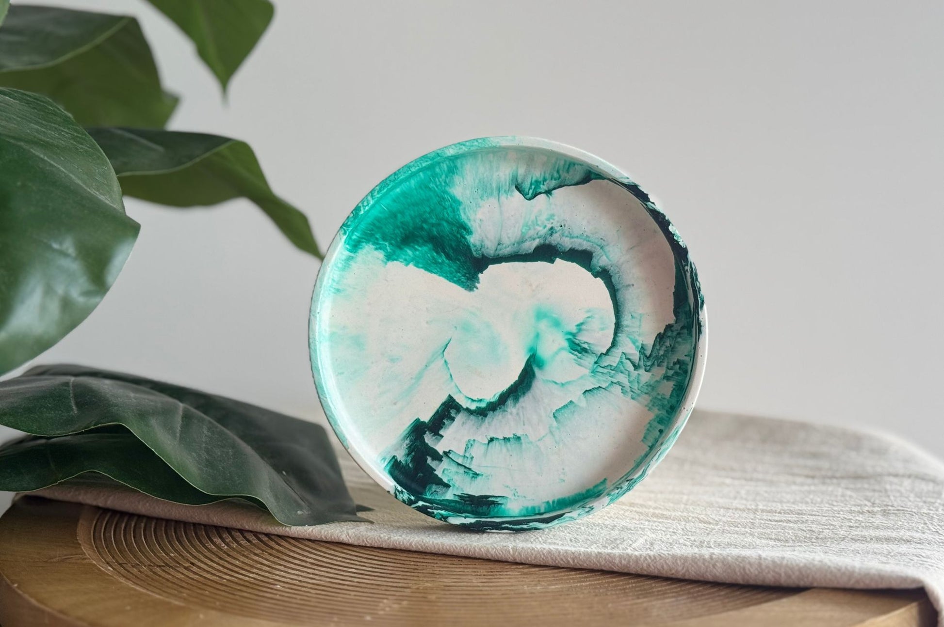 Giethars dienblad blauw