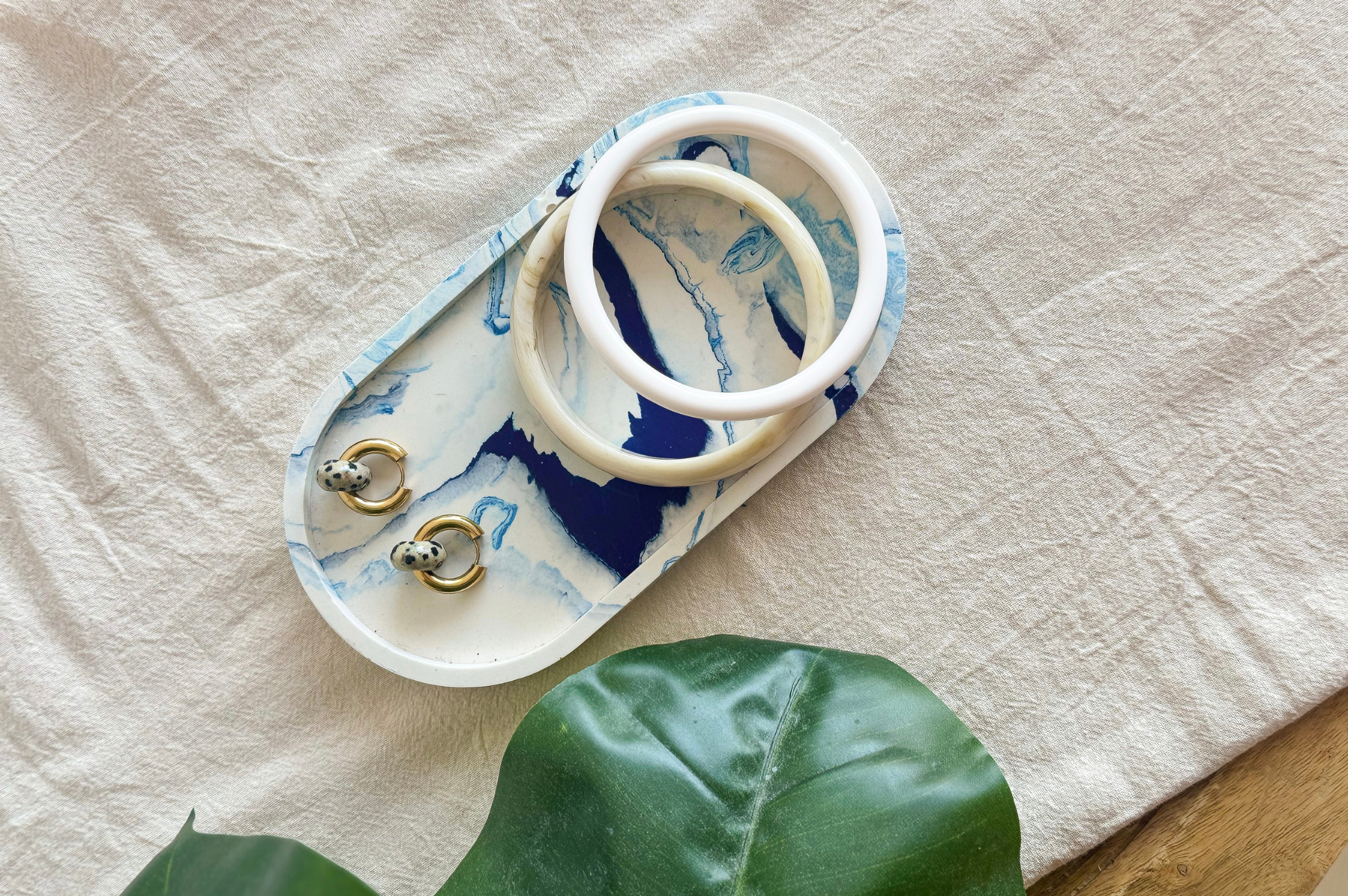 Giethars schaaltje blauw