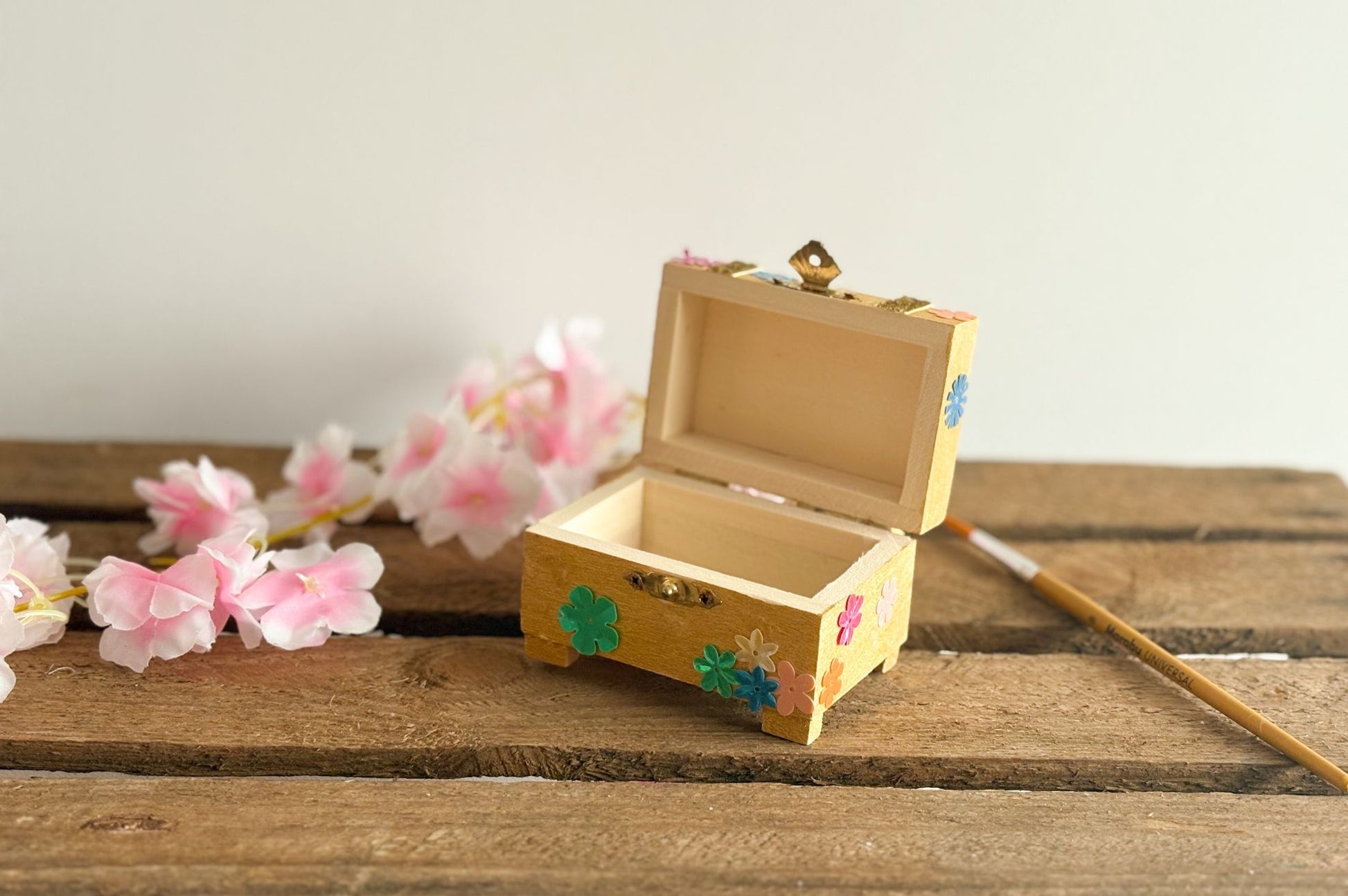 Sieraden kistje goud