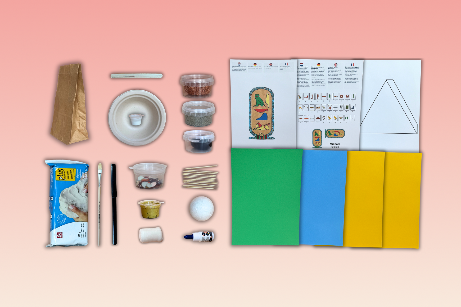 Het Oude Egypte knutsel alles in een