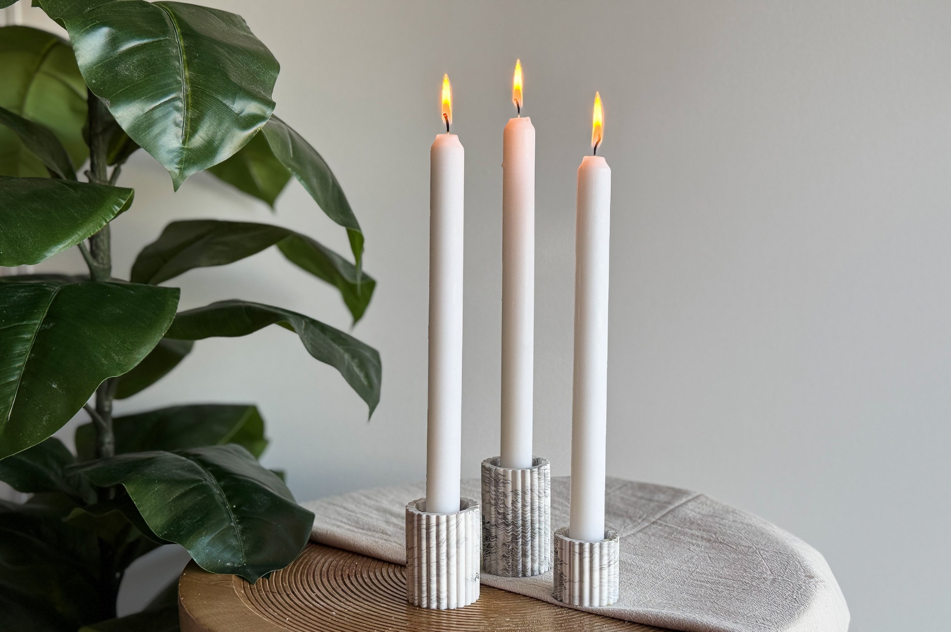 giethars kaarsenhouderset zwart