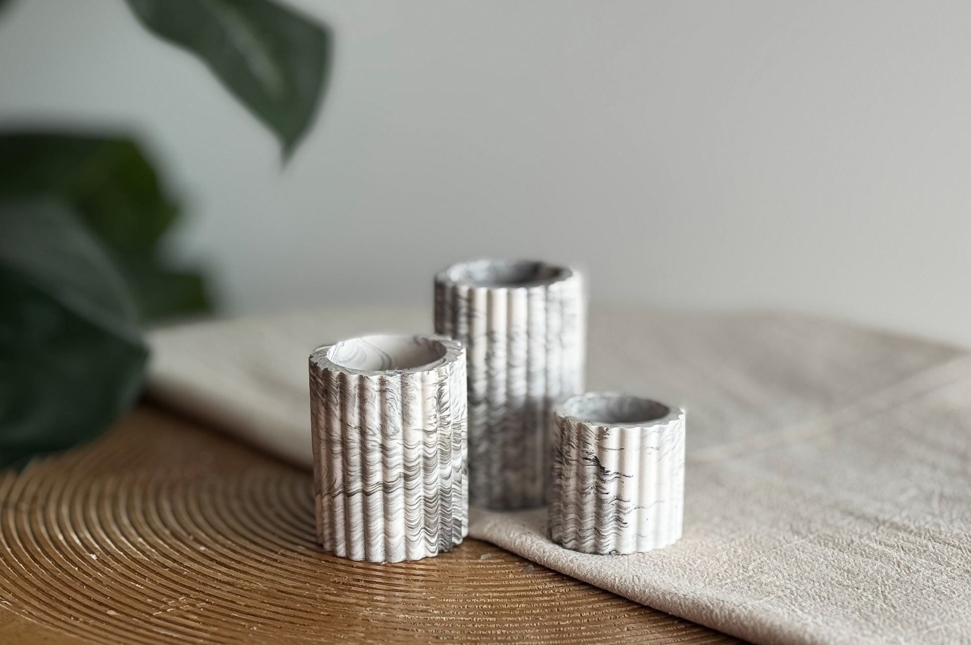 diy pakket giethars kaarsenhouderset zwart