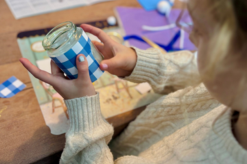 Knutselend kind pasen