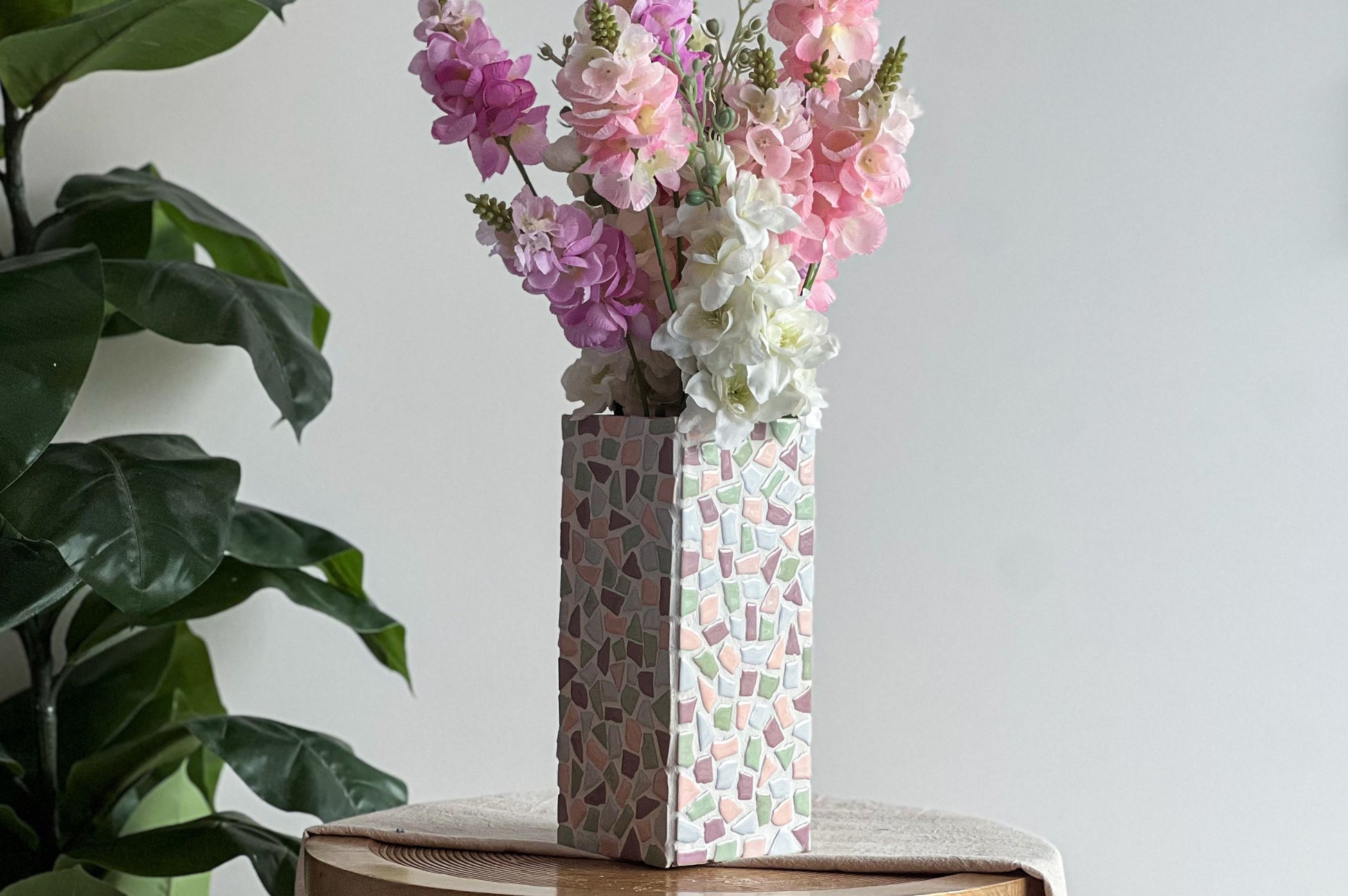 Little Creations Diy Pakket Mozaïek Vaas Pastel