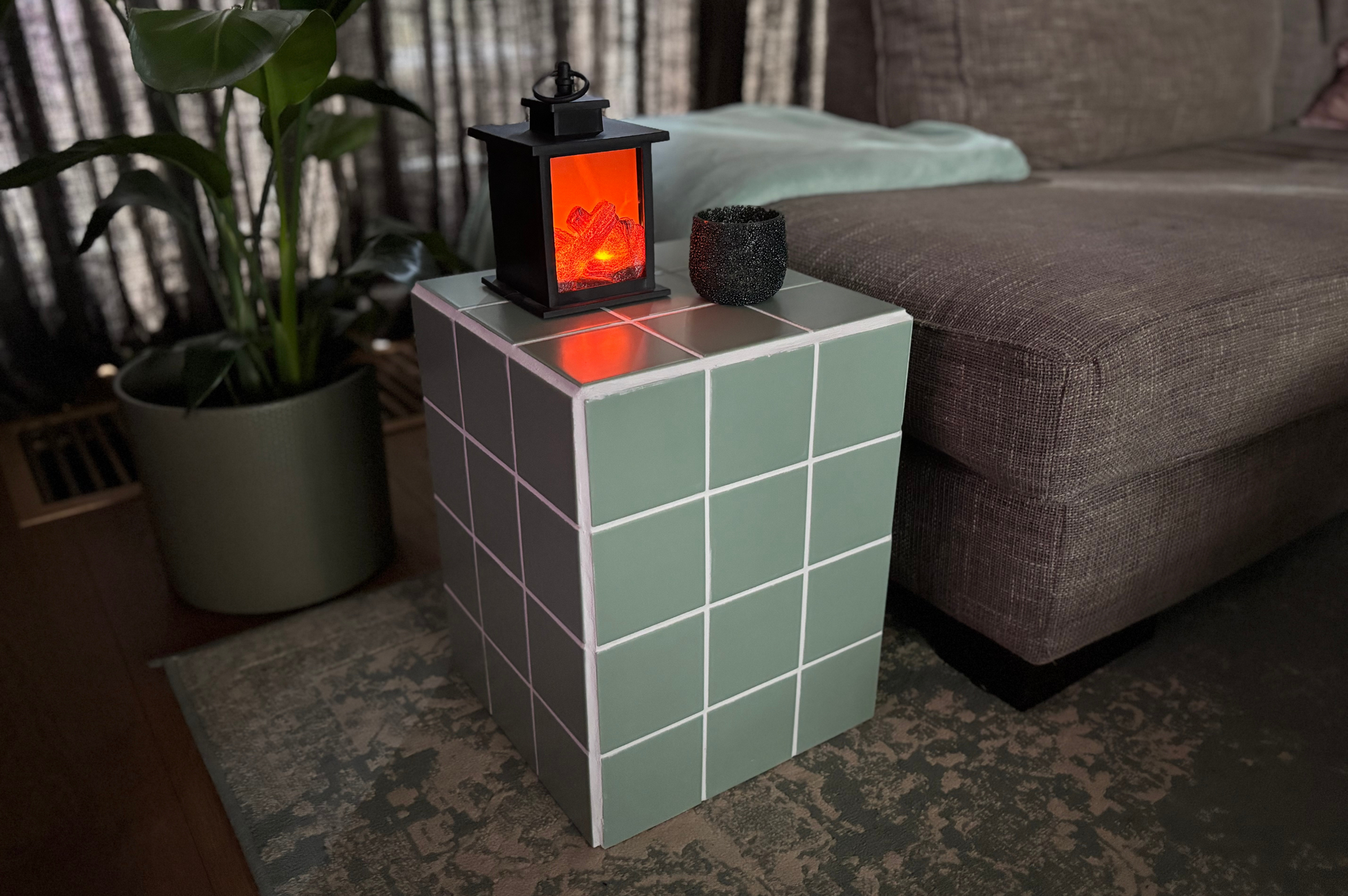 diy pakket mozaiek bijzettafel