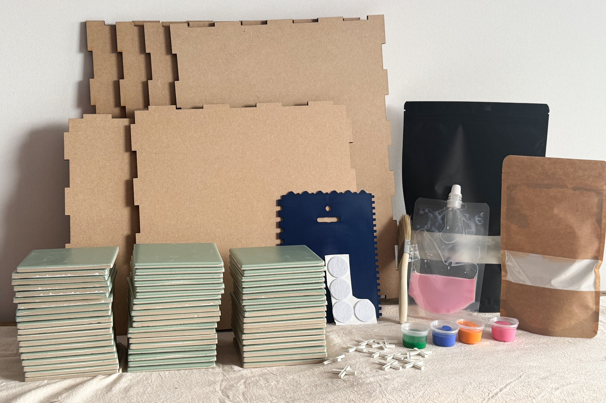 diy pakket mozaiek bijzettafel inhoud