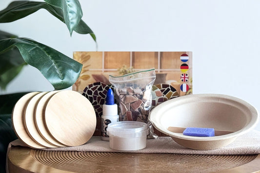 DIY Mosaic Craft Kit – Make Your Own Coasters (No Holder)