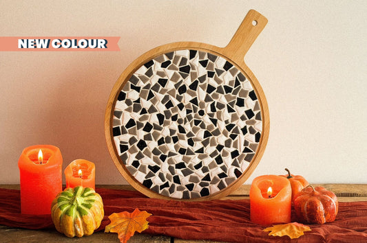 DIY Kit Mosaic Round Serving Board