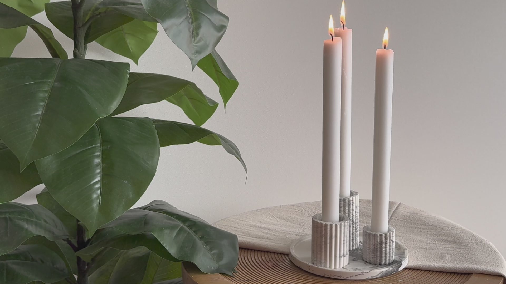 DIY Pakket Giethars Dienblad met Kaarsenhouders instructie video